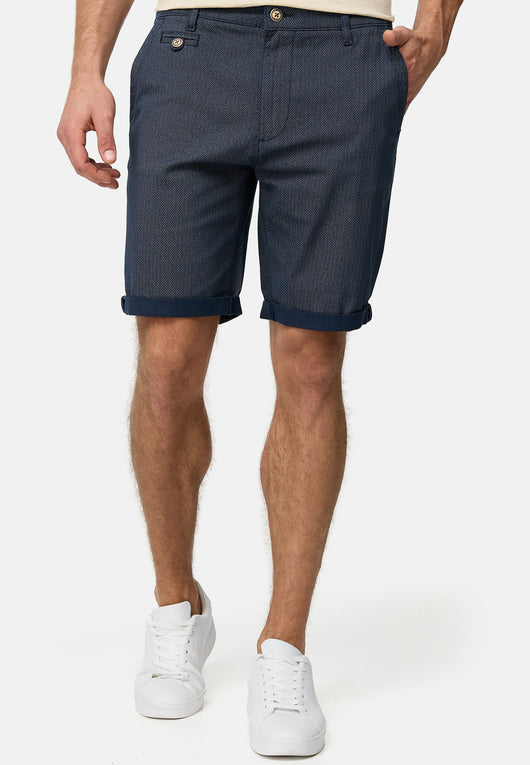 Indicode Uomini Aalborg Chino Shorts | Pantaloncini Chino con 4 Tasche Charcoal Mix S Indicode Uomini Aalborg Chino Shorts | Pantaloncini Chino con 4 Tasche Charcoal Mix S