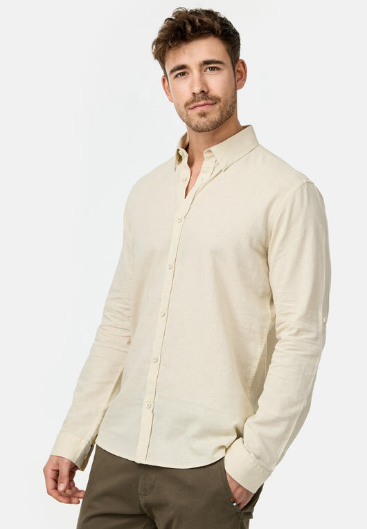 Indicode Herren Brayden Hemd gestreift mit Button-Down-Kragen