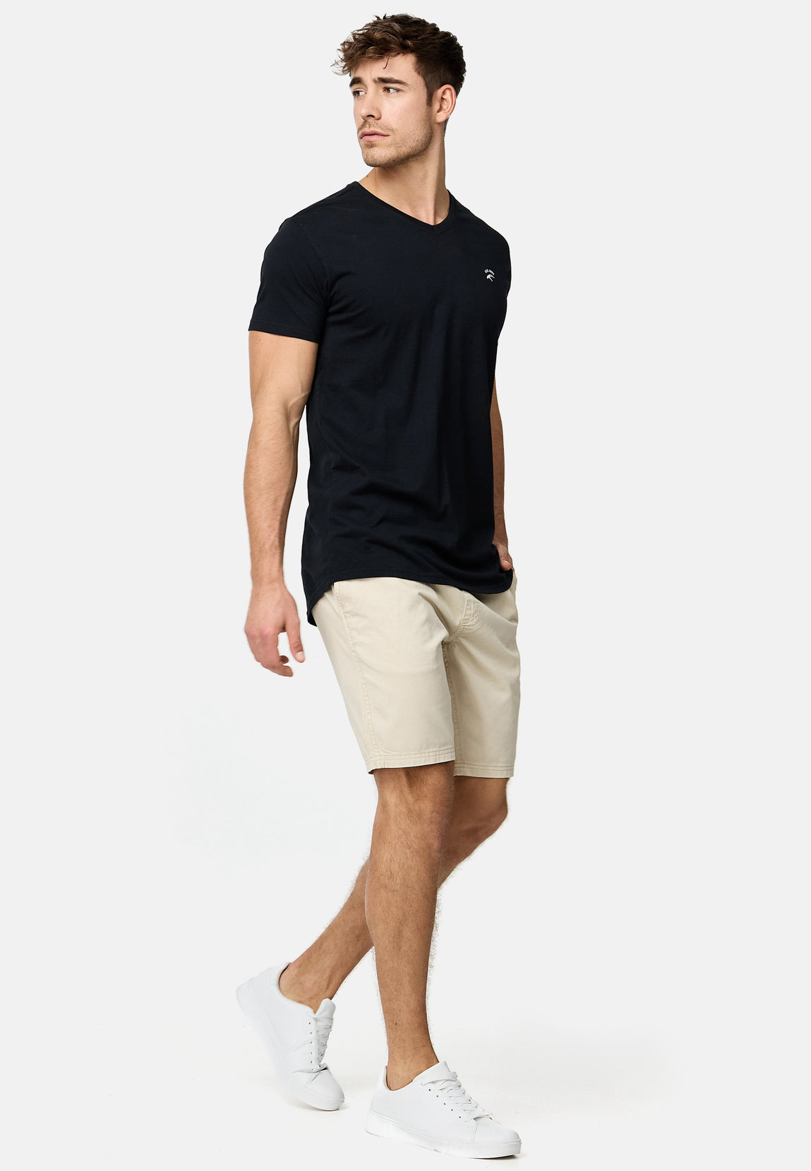 Indicode Uomini Kelowna Chino Shorts | Bermuda Pantaloncini Chino - Foto 3