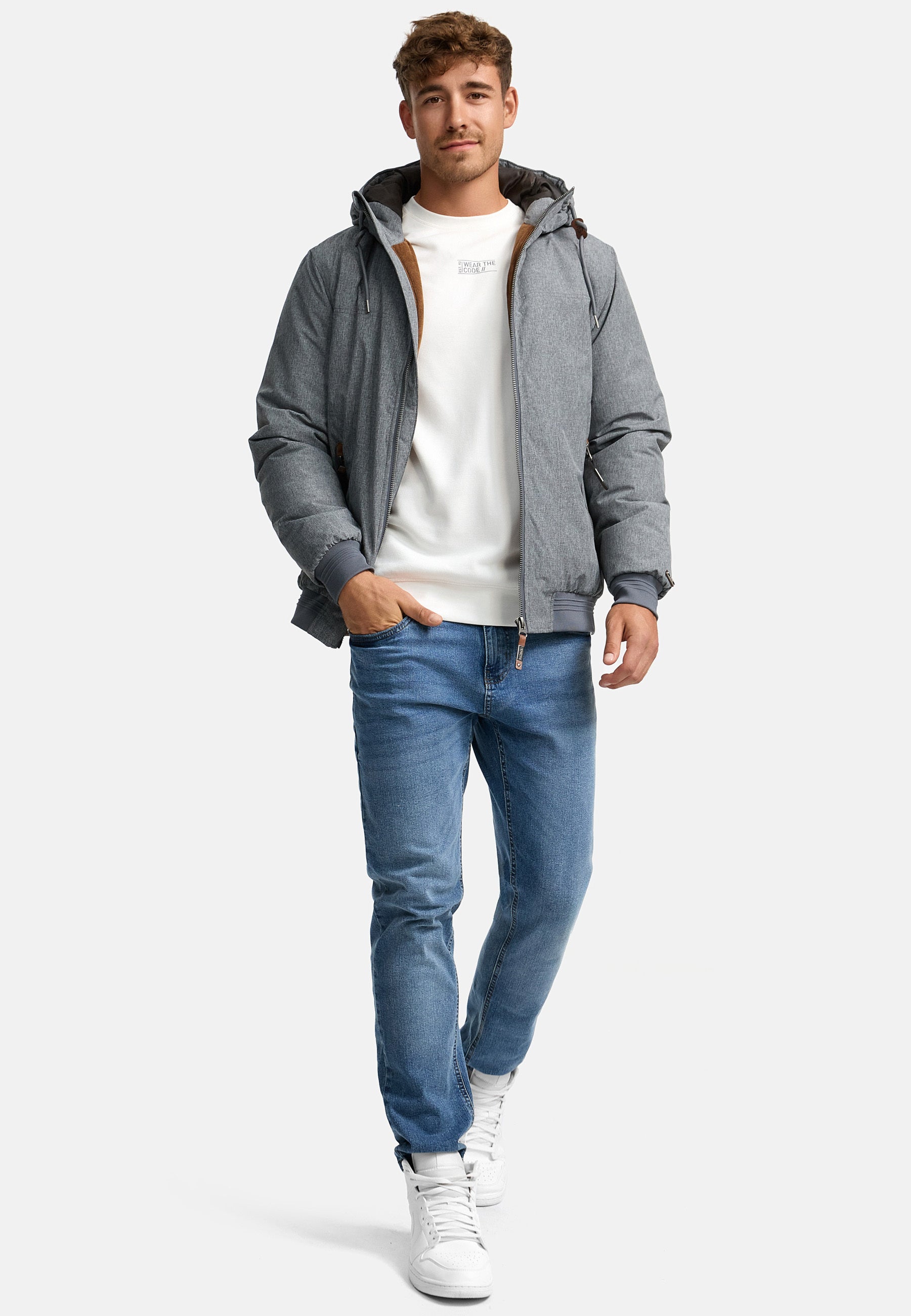 INDICODE JEANS ÜBERGANGS INPESHASTIN - Winter jacket - navy/dark blue - Zalando