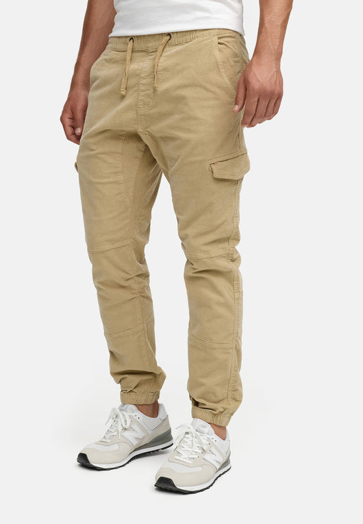 Indicode Heren Mathen Cargo Pants | Cargobroek van 98% katoen met riem Amber M Indicode Heren Mathen Cargo Pants | Cargobroek van 98% katoen met riem Amber M