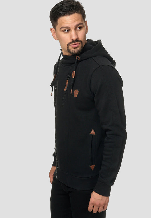 Sweat à Capuche Homme Indicode Toney - Hoodie Confortable Et Robuste En Coton Recyclé
