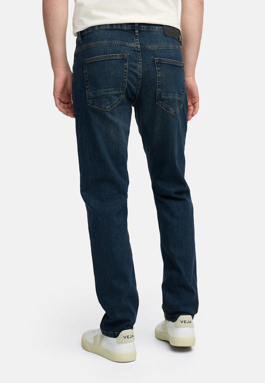 Indicode men's Texas denim pants made from a cotton blend with stretch content