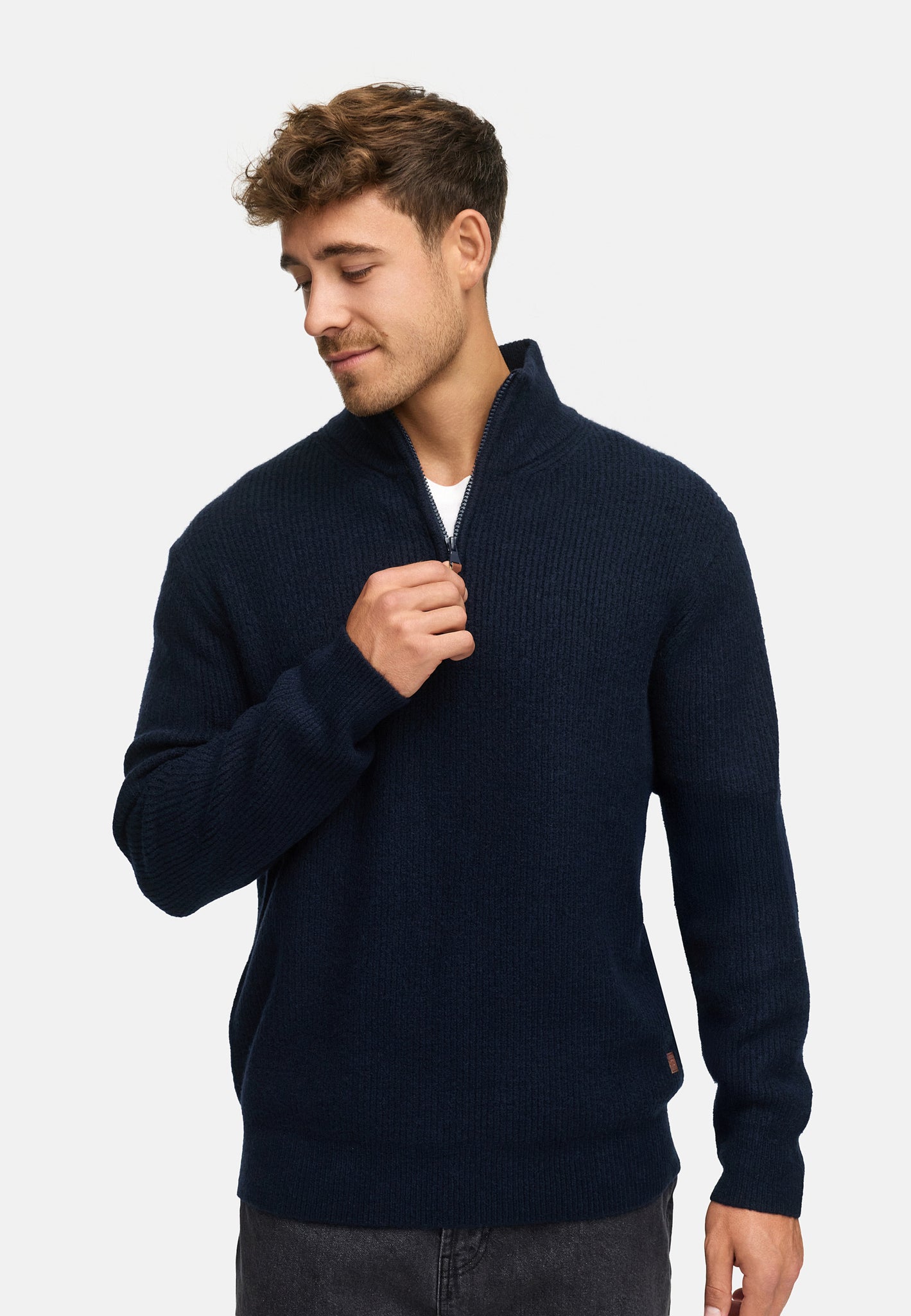 Strickpullover INPeace Half Zip