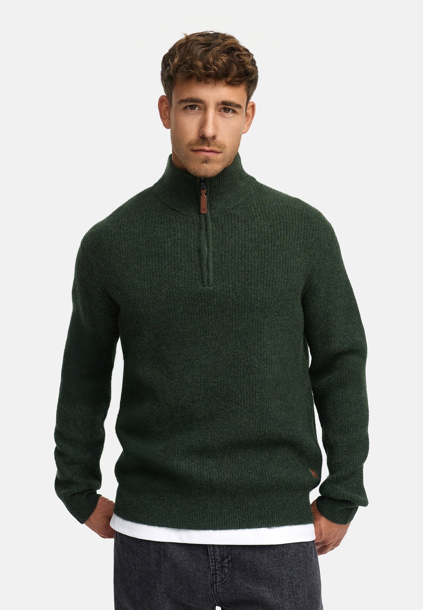 Strickpullover INPeace Half Zip