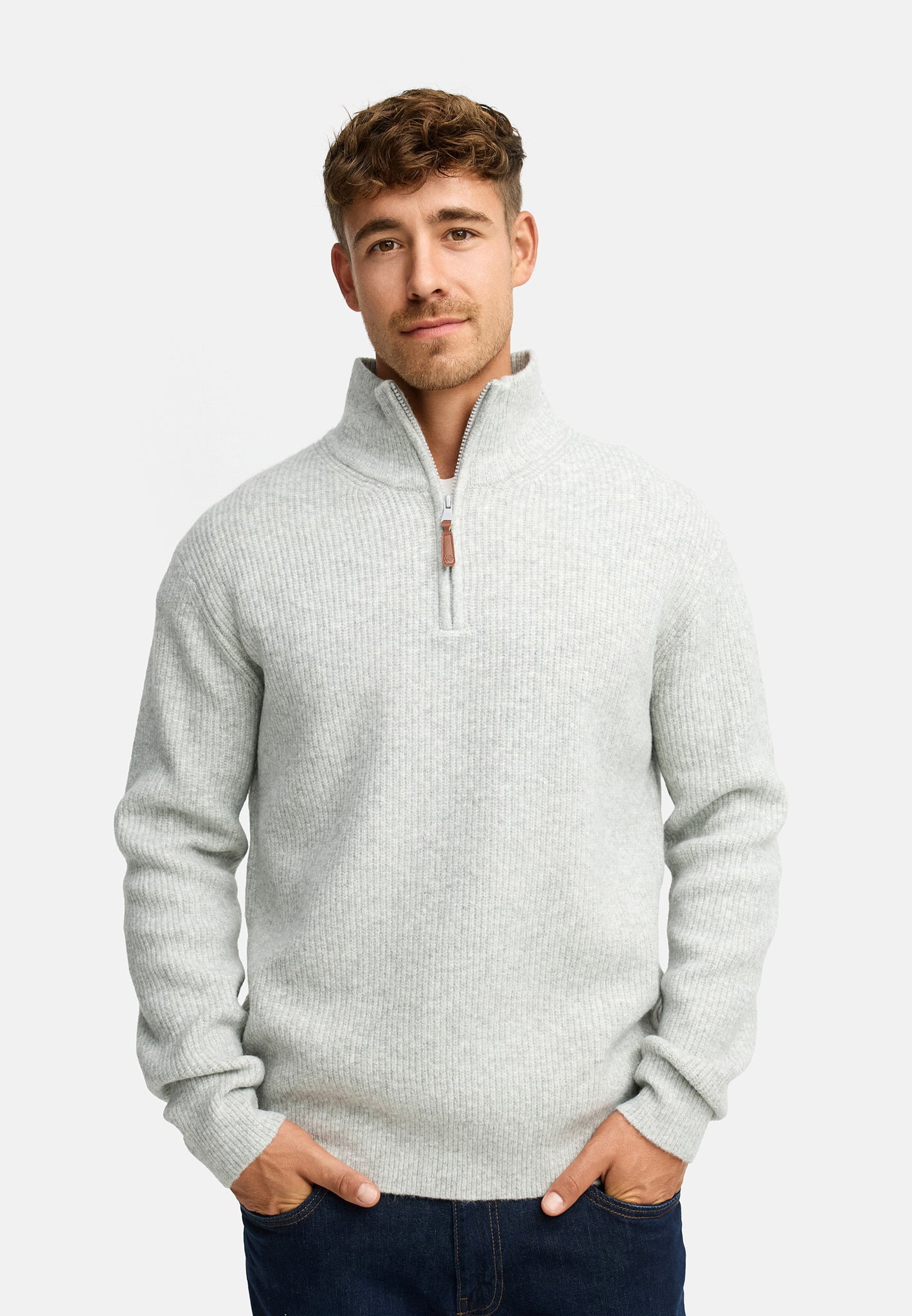 Strickpullover INPeace Half Zip