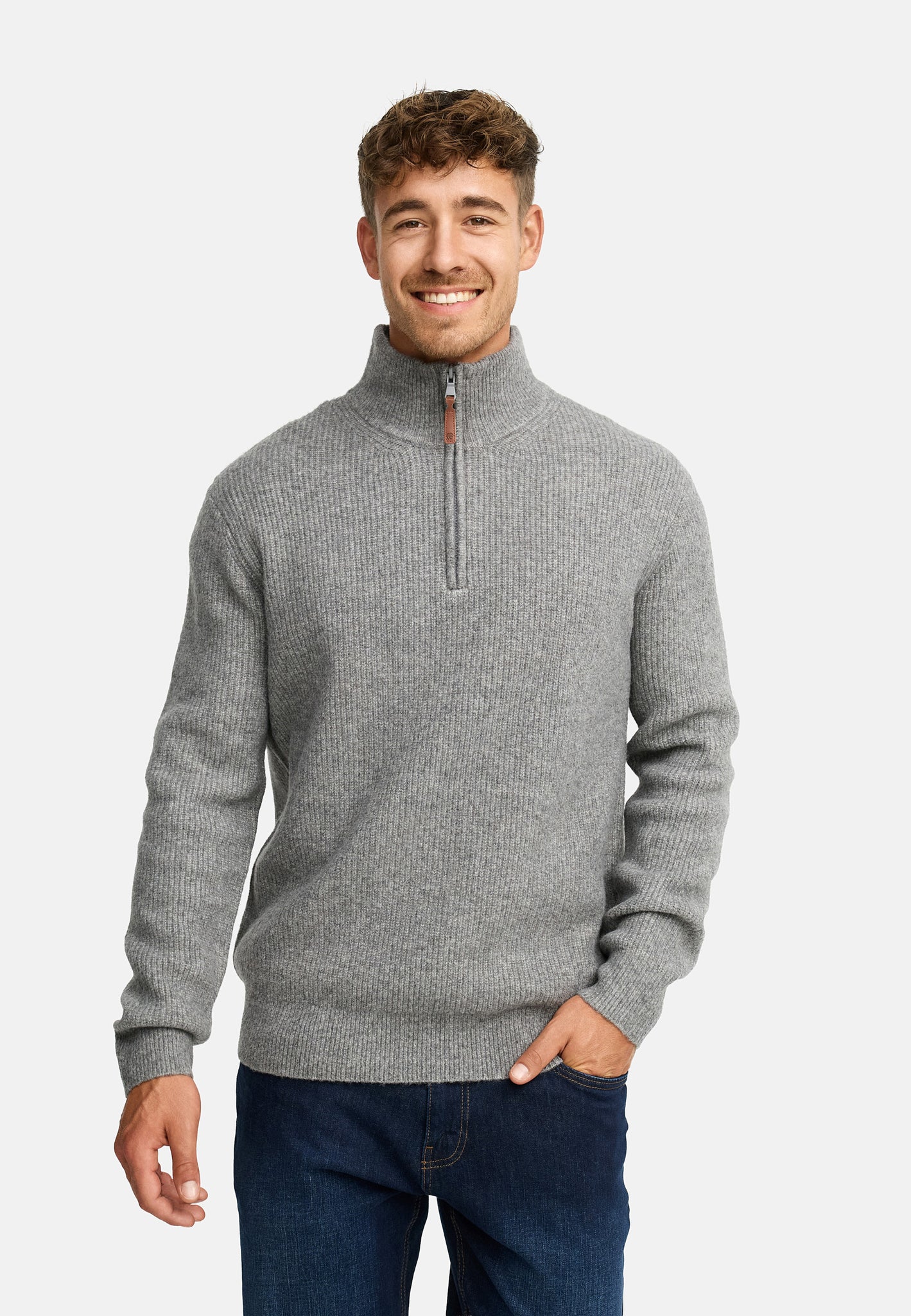Strickpullover INPeace Half Zip