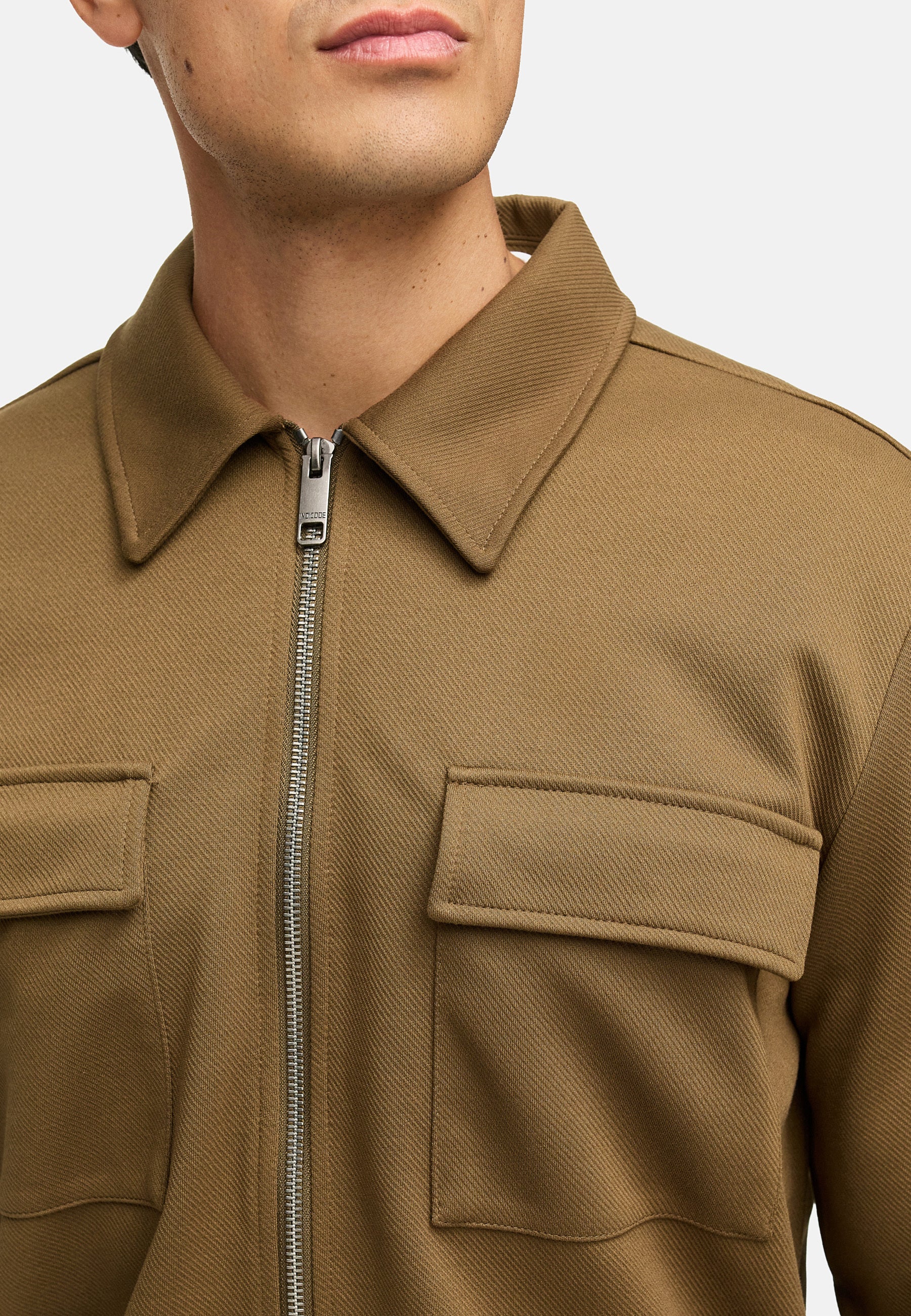 Hemd Langarm INNello Zip Shirt Produktbild