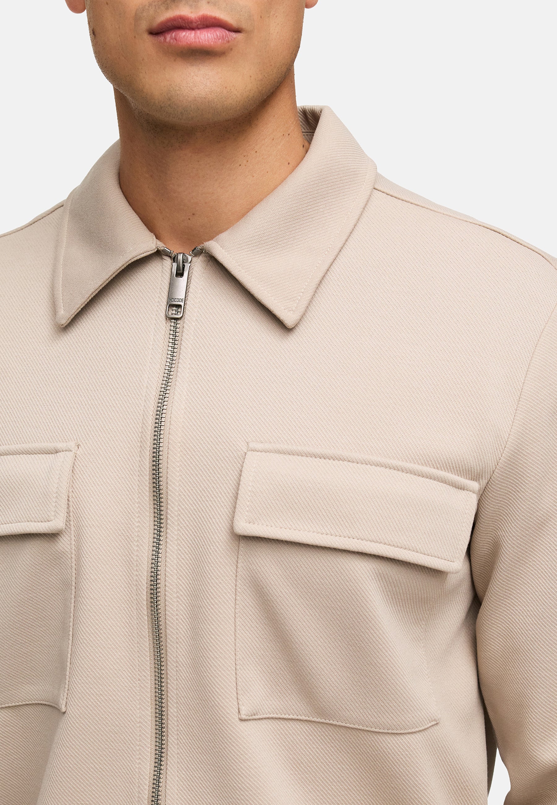 Hemd Langarm INNello Zip Shirt Produktbild