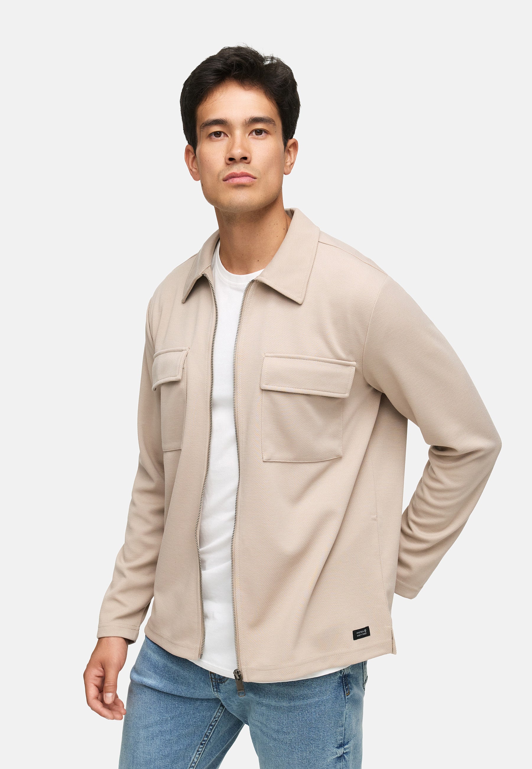 Hemd Langarm INNello Zip Shirt Produktbild