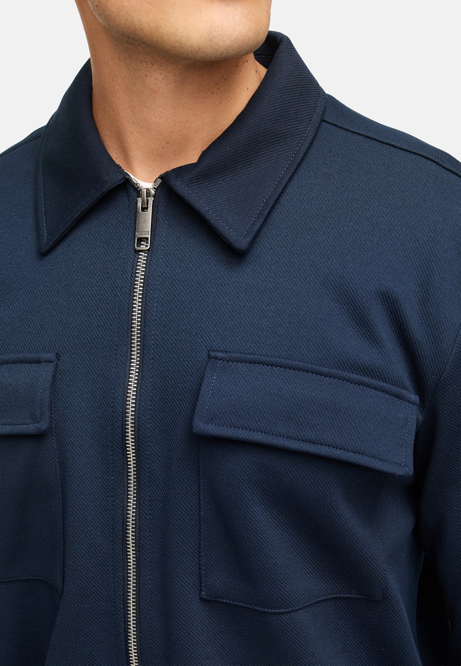 Hemd Langarm INNello Zip Shirt Produktbild