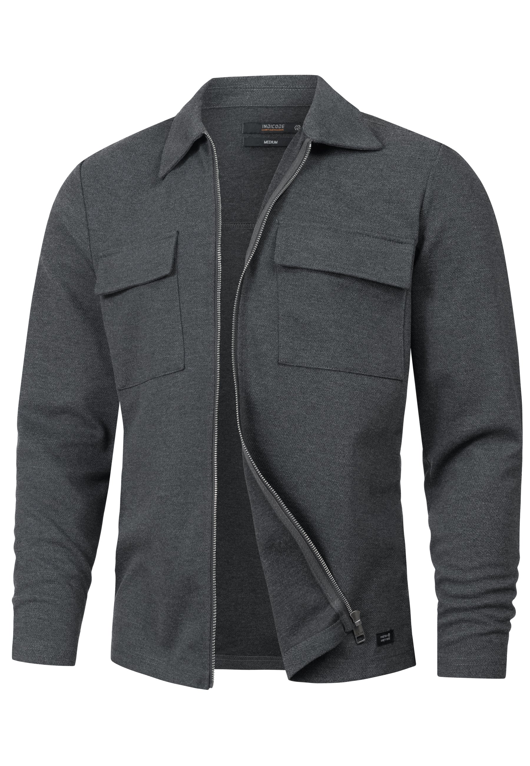 Hemd Langarm INNello Zip Shirt Produktbild