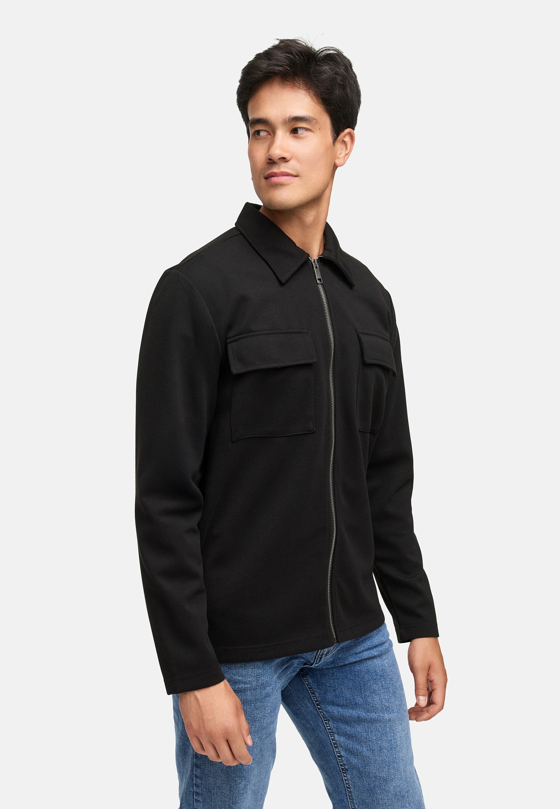 Hemd Langarm INNello Zip Shirt Produktbild