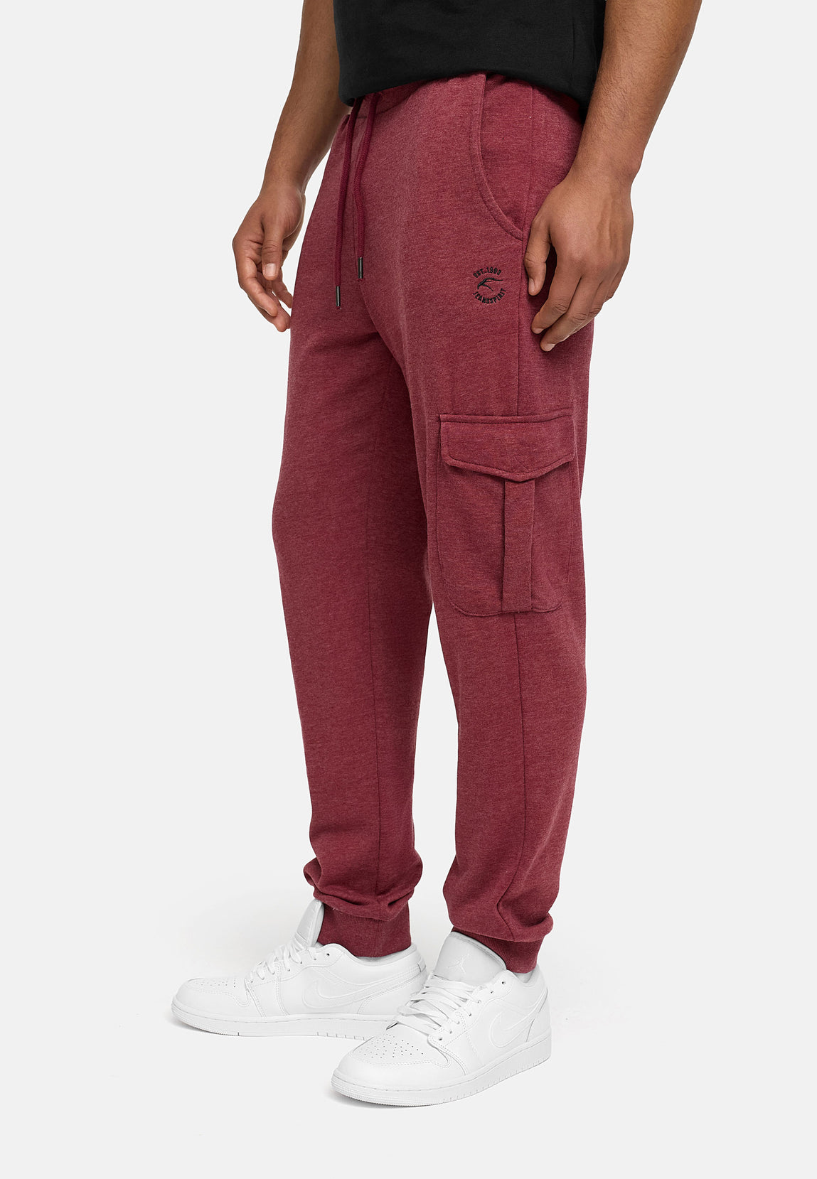 Mango Kids slim fit joggingbroek kaki