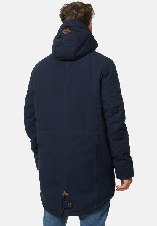 Indicode Men's Barge Winter Jacket with Hood & Teddy Lining