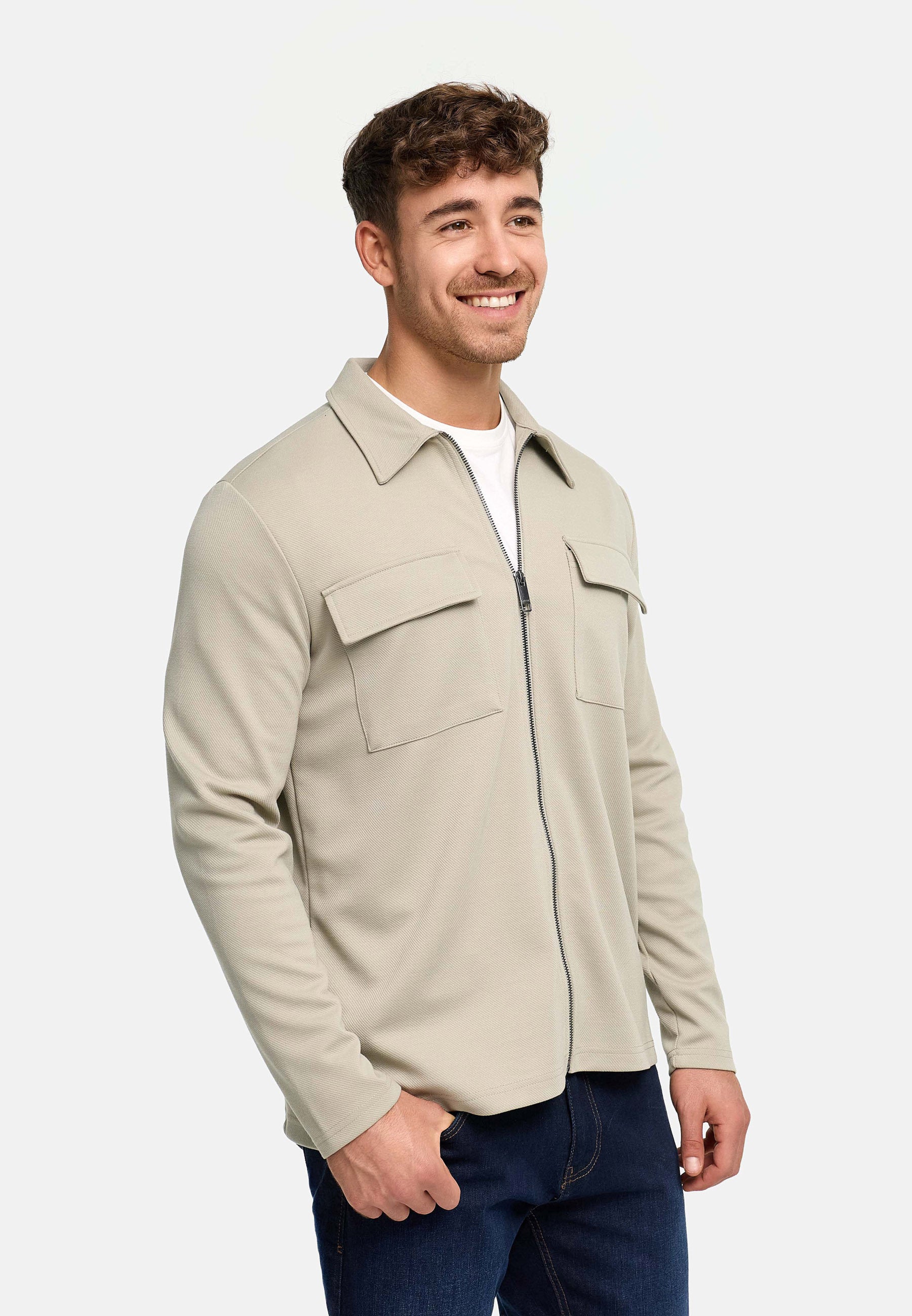 Hemd Langarm INNezzo Zip Shirt Produktbild