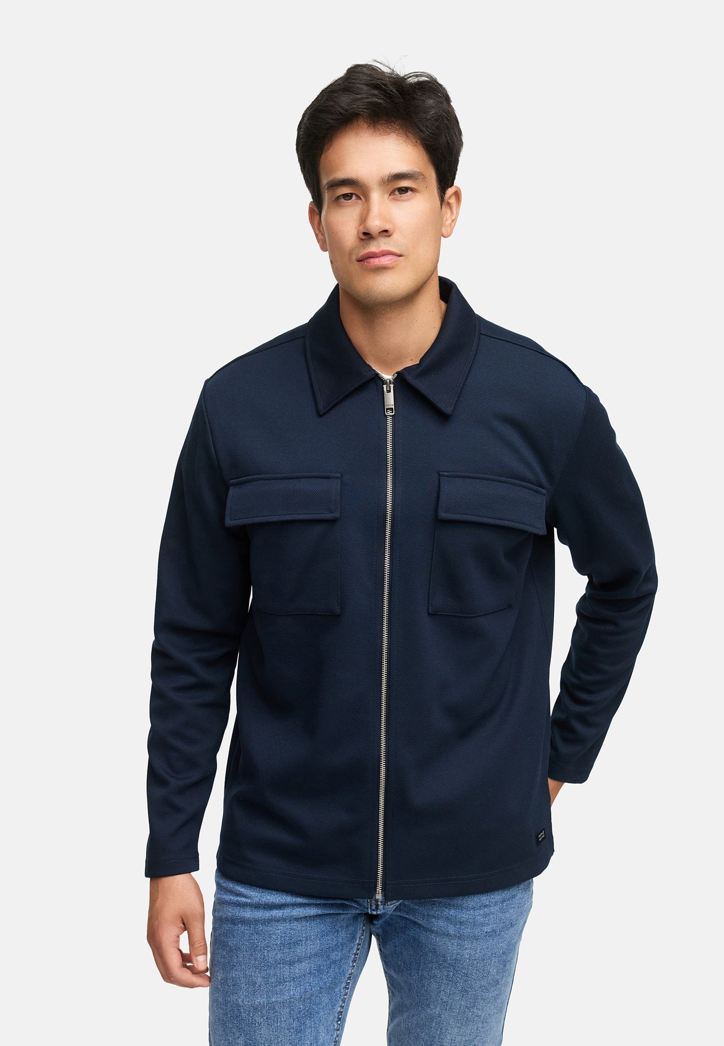 Hemd Langarm INNezzo Zip Shirt