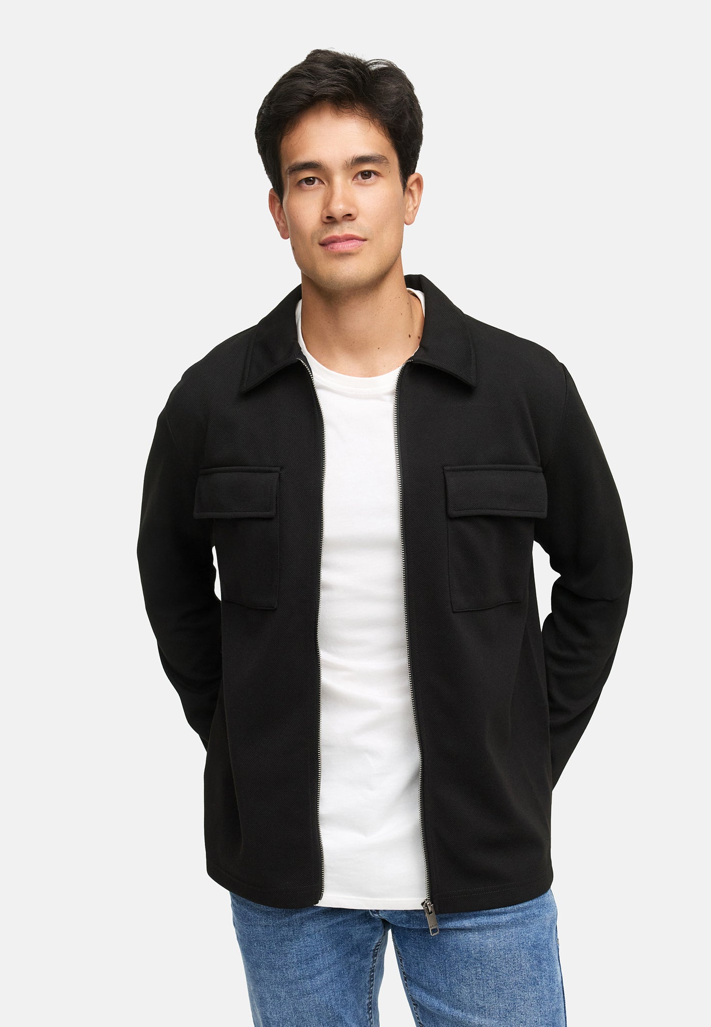 Hemd Langarm INNezzo Zip Shirt
