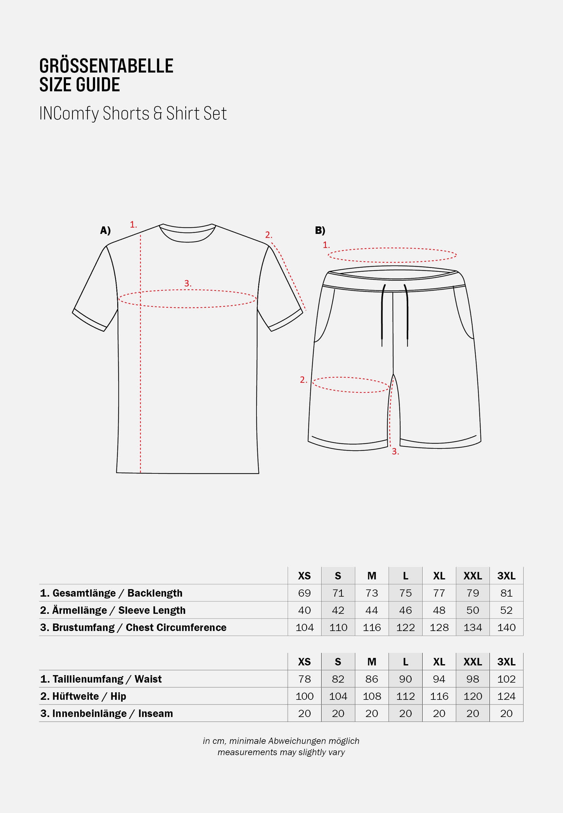 Shorts & Shirt Set Comfy Produktbild