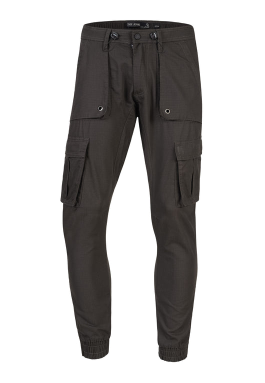 Indicode men's Leonard cargo pants made of cotton blend with 5 pockets