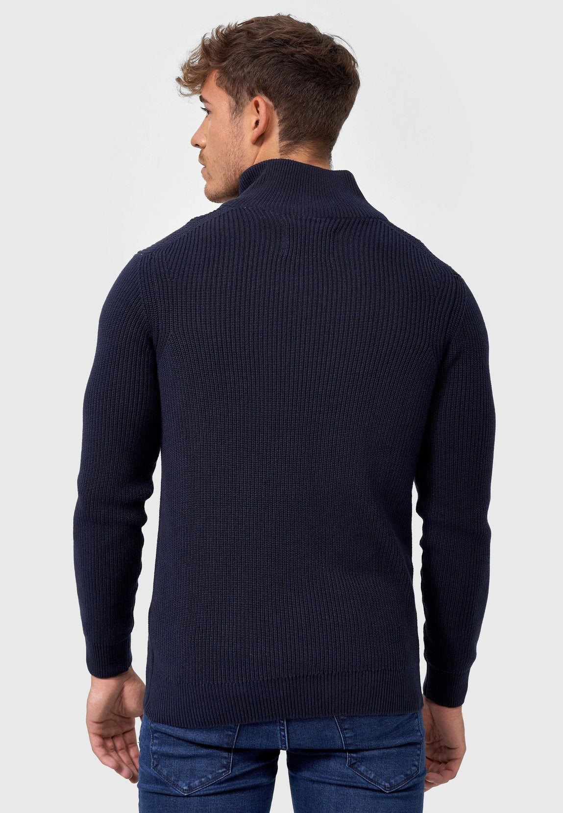 ZABAIONE Sweatjack met opstaande kraag in petrol online kopen | P&C