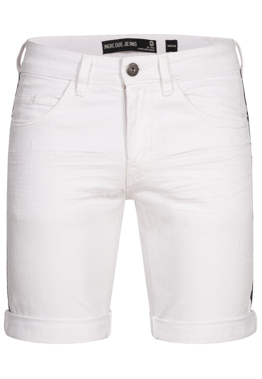 Indicode Herren Fife Jeans Shorts mit 5 Taschen aus 98% Baumwolle - INDICODE