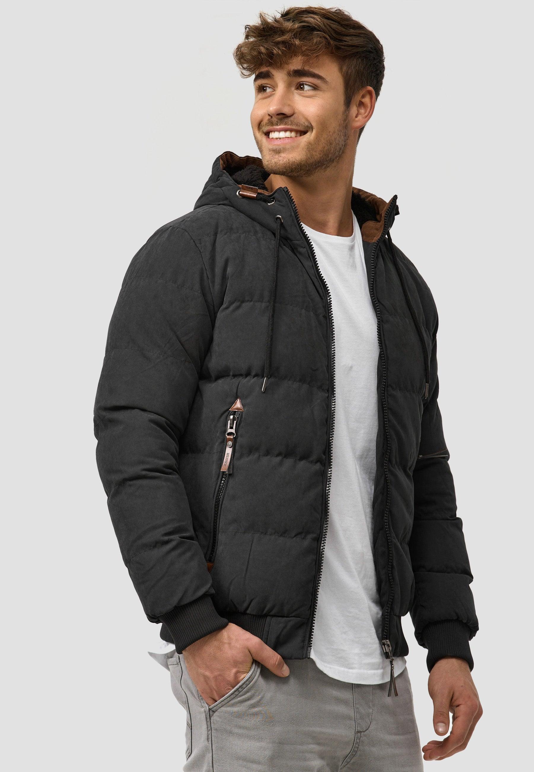 Mens winter hooded on sale jackets