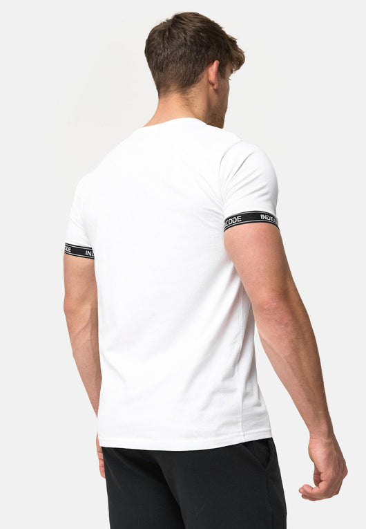 Indicode Herren Lutzy T-Shirt mit Rundhals-Ausschnitt aus 95% Baumwolle - INDICODE