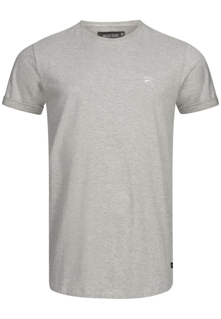Indicode Herren Kloge T-Shirt mit Rundhals-Ausschnitt aus 100% Baumwolle - INDICODE