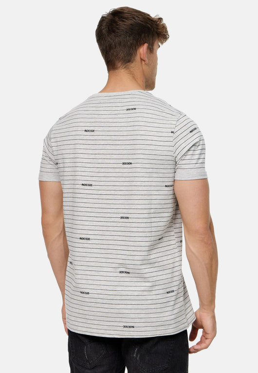 Indicode Herren Ortega T-Shirt mit Rundhals-Ausschnitt und Brusttasche aus 100% Baumwolle - INDICODE