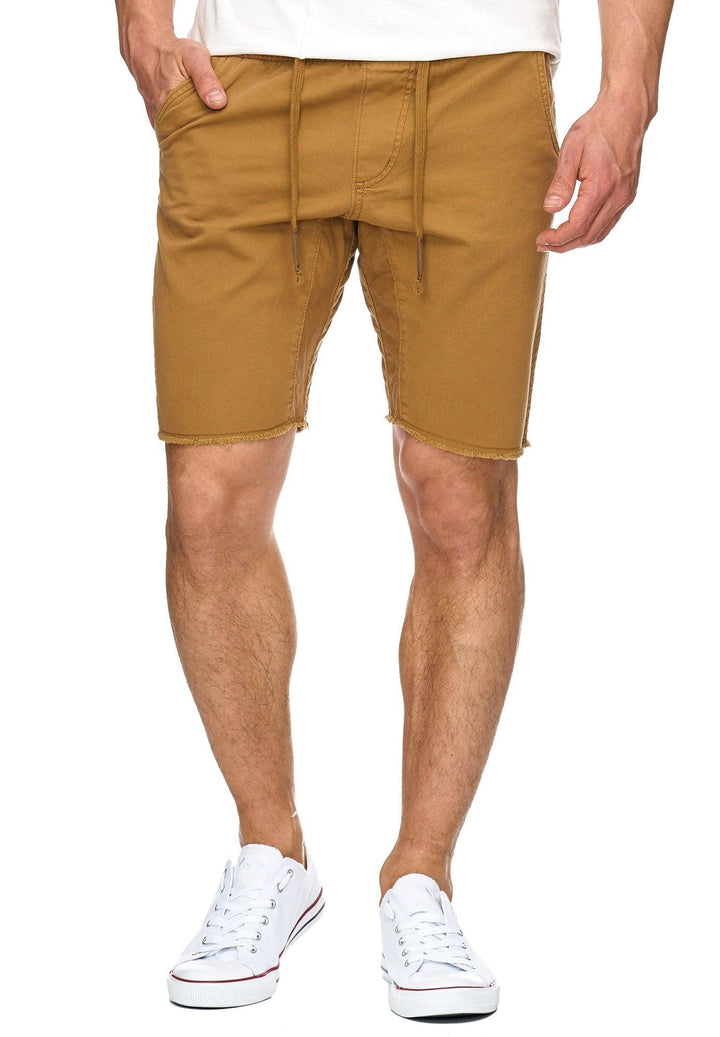 Indicode Herren Carver Chino Shorts aus 100% Baumwolle - INDICODE