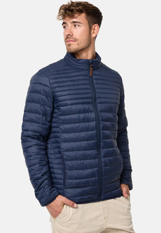 Indicode Heren Circus Quilted Jacket | Gewatteerd jack in donsjackstijl Army 3XL Indicode Heren Circus Quilted Jacket | Gewatteerd jack in donsjackstijl Army 3XL