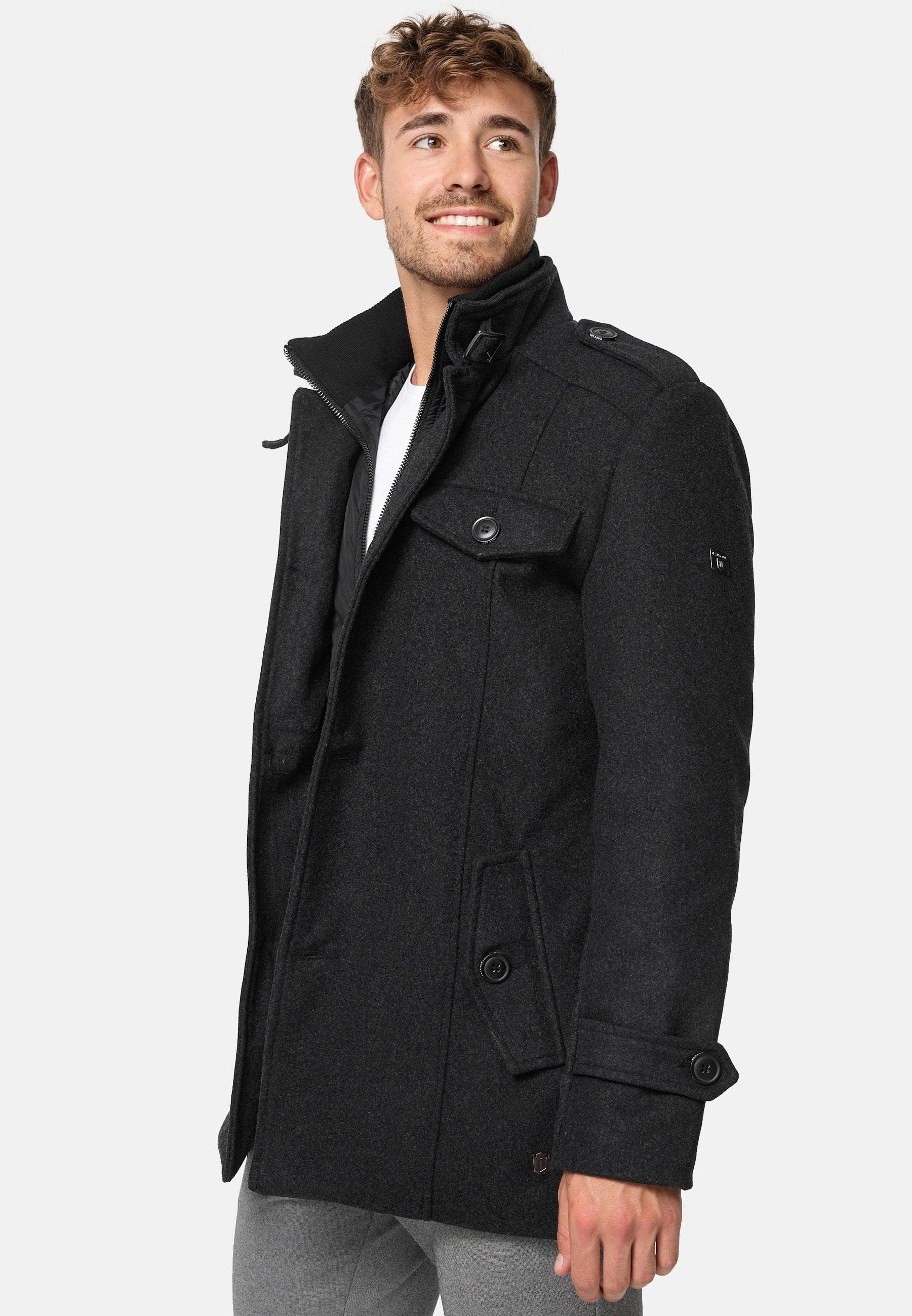 Indicode men's Brandon short coat with stand-up collar – INDICODE