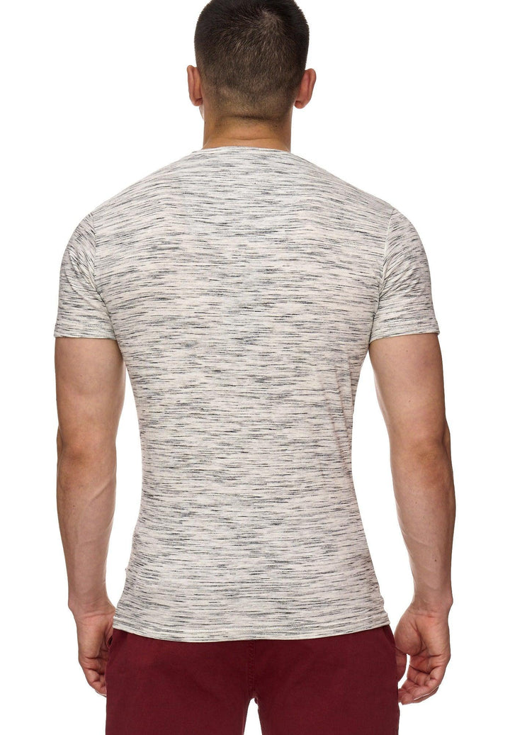 Indicode Herren Blaine T-Shirt mit Rundhals-Ausschnitt und Brust-Tasche - INDICODE