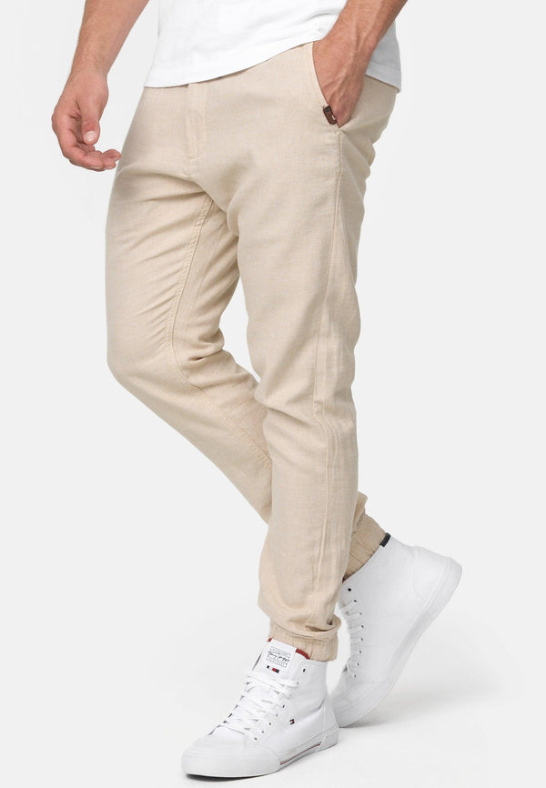 Linen Pant Men Belt Loop Men Spring and Summer Pant Casual All Match Solid  Color Cotton Linen Loose Trouser (Beige, M) at  Men's Clothing store