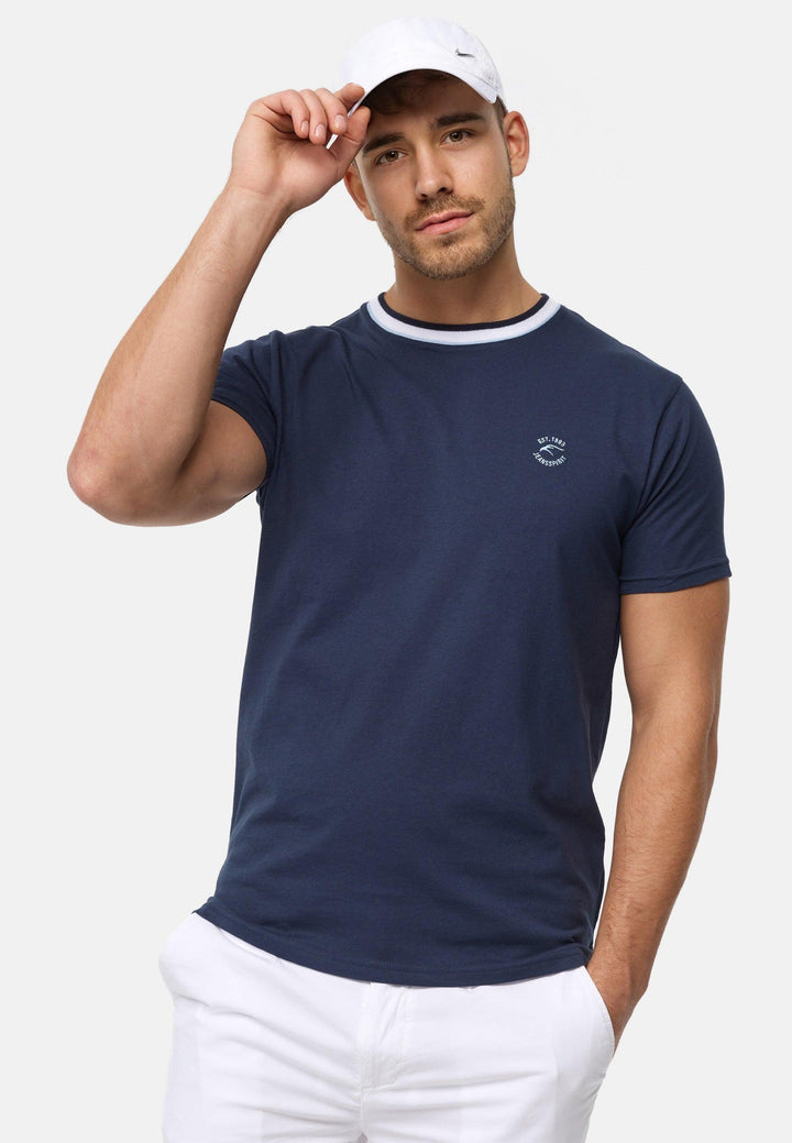 Indicode Herren Atlas T-Shirt mit Rundhals-Ausschnitt aus 100% Baumwolle - INDICODE