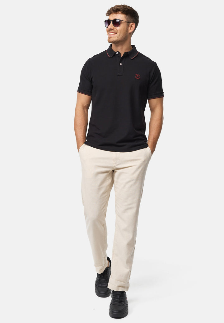 Indicode Herren Wallo Poloshirt aus 100% Baumwolle - INDICODE