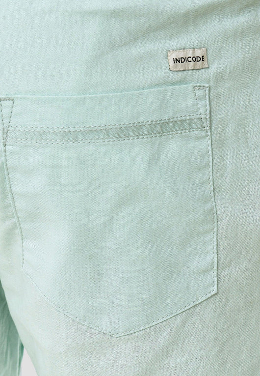 Indicode Men's Bridstow Chino Shorts made from 55% cotton & 45% linen