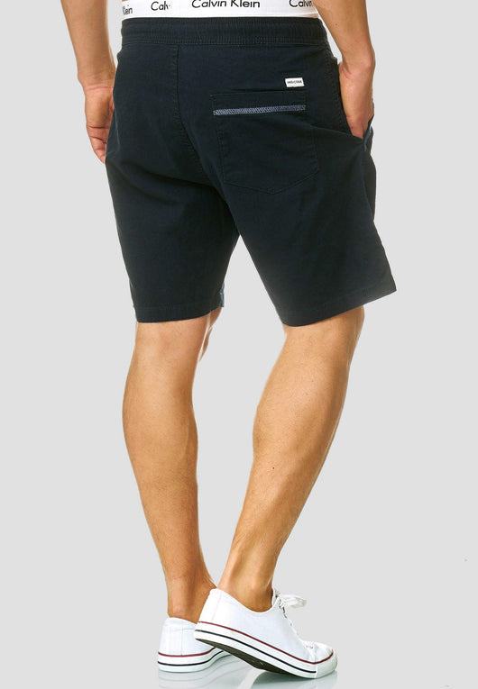 Indicode Men's Bridstow Chino Shorts made from 55% cotton & 45% linen