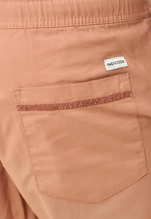 Indicode Men's Bridstow Chino Shorts made from 55% cotton & 45% linen