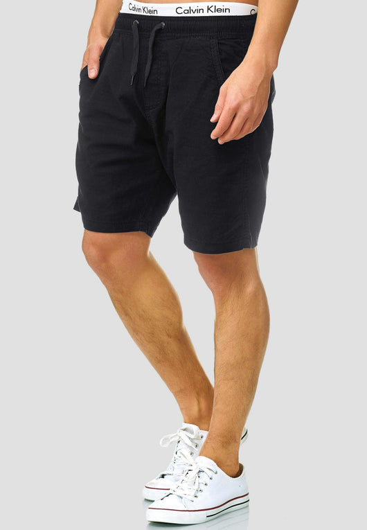 Indicode Men's Bridstow Chino Shorts made from 55% cotton & 45% linen