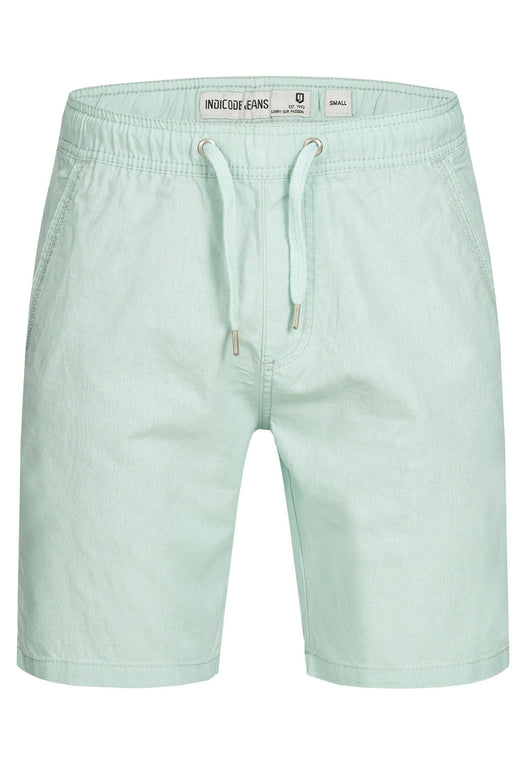 Indicode Men's Bridstow Chino Shorts made from 55% cotton & 45% linen