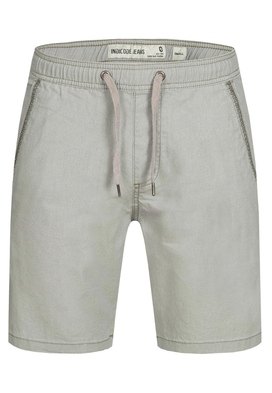 Indicode Men's Bridstow Chino Shorts made from 55% cotton & 45% linen