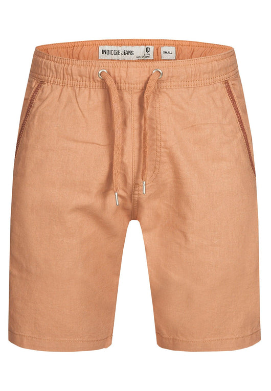 Indicode Men's Bridstow Chino Shorts made from 55% cotton & 45% linen