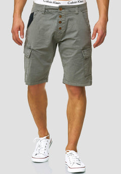 Indicode Men's Hedworth Chino Cargo Shorts with 7 pockets, made