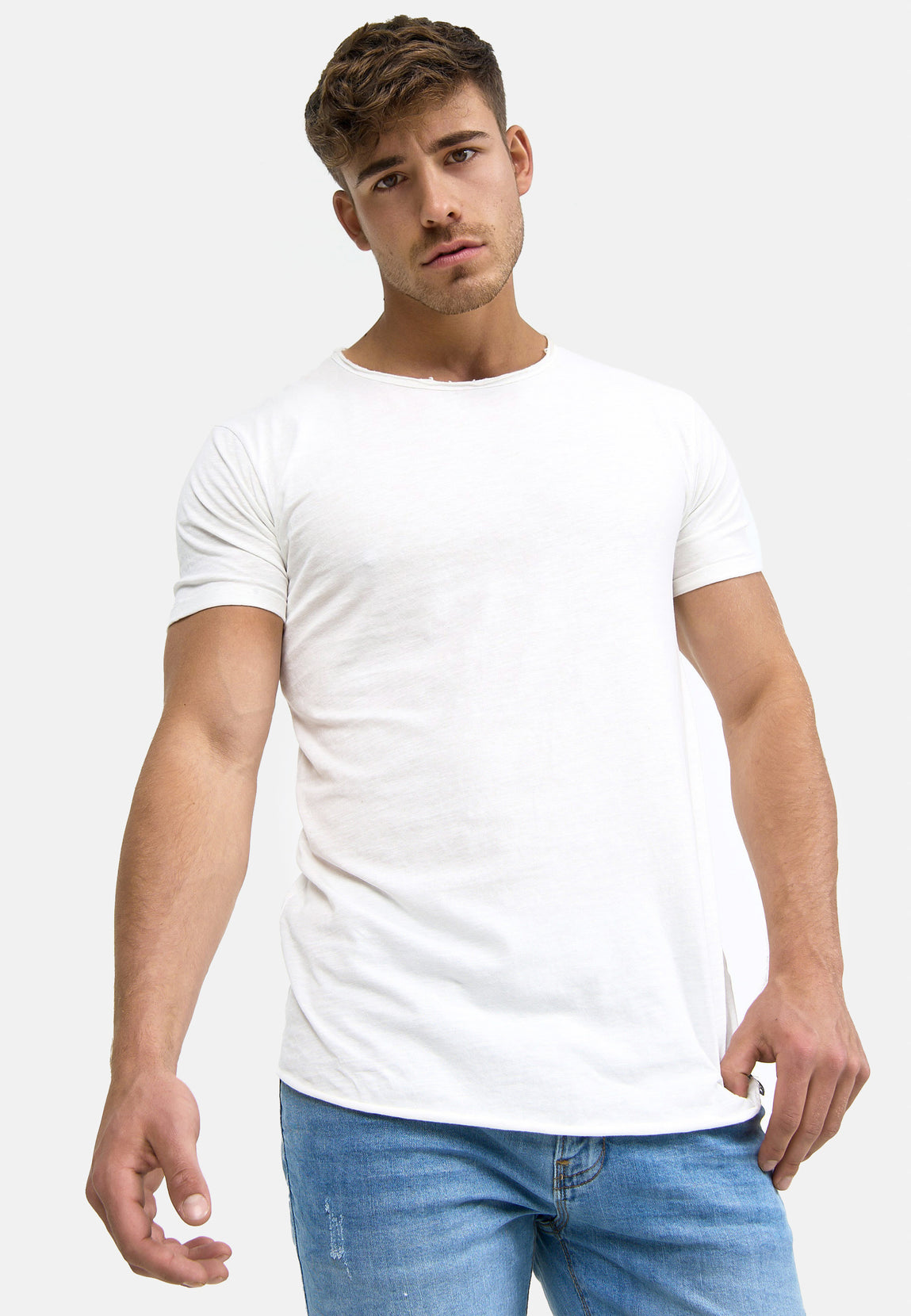 Indicode Men s Willbur Tee Crew Neck T Shirt Made from 100 Cotton INDICODE