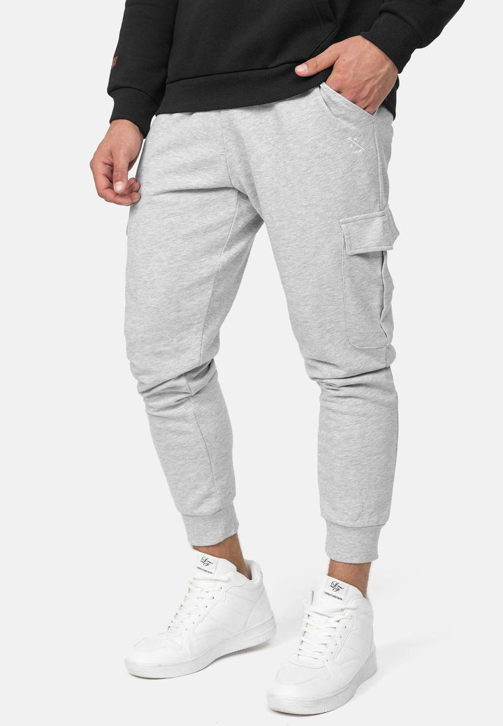 Indicode Herren Bendner Cargo Jogginghose aus 60% Baumwolle - INDICODE