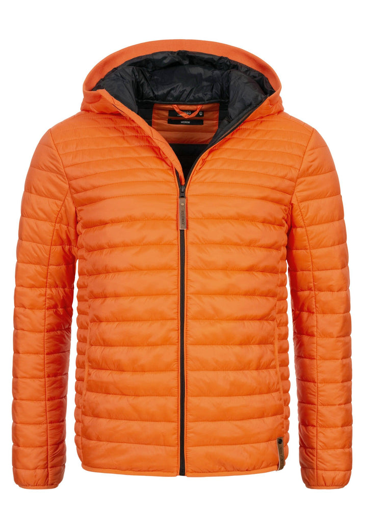 Indicode Herren Bowers Steppjacke in Daunenjacken-Optik mit Kapuze - INDICODE