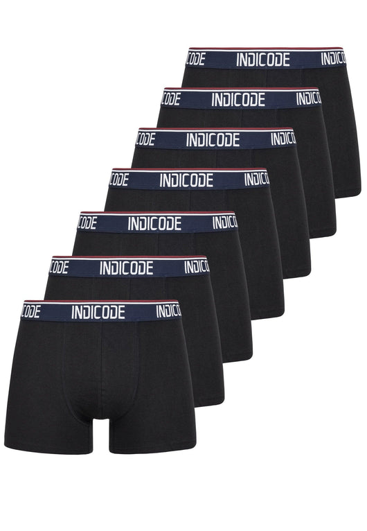 Indicode Men's Johnny 7-Pack Boxer Shorts made from 95% cotton